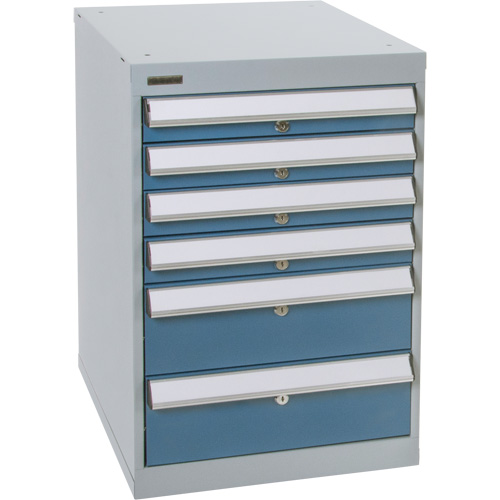 Six-Drawer Pedestal Workbench, 18" W x 21" D x 28" H CSL Industriel Inc.