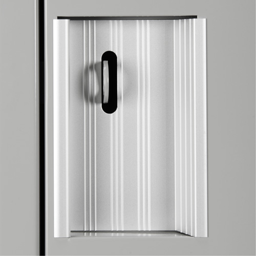 Clean Line Lockerette, 6 -tier, Bank of 4, 48" x 18" x 76", Steel, Beige, Rivet (Assembled) CSL Industriel Inc.