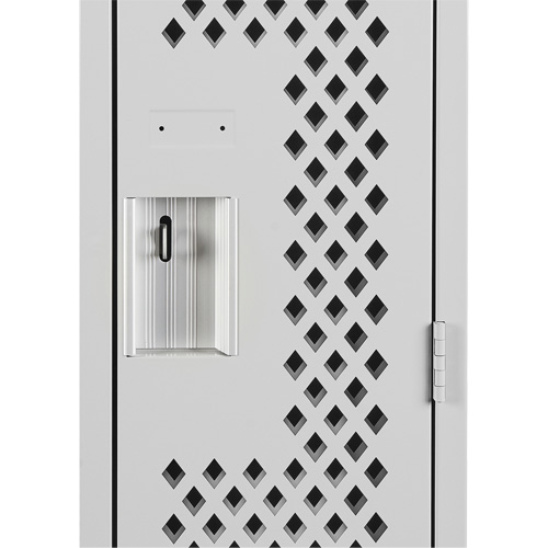 Casiers Clean Line, Bloc de 2, 24" x 15" x 72", Acier, Gris, Rivet (assembl&eacute;), Perfor&eacute; CSL Industriel Inc.