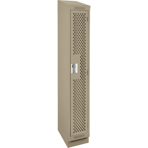 Casiers Clean Line, 12" x 18" x 82", Acier, Beige, Rivet (assembl&eacute;), Perfor&eacute; CSL Industriel Inc.