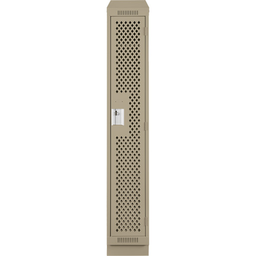 Casiers Clean Line, 12" x 18" x 82", Acier, Beige, Rivet (assembl&eacute;), Perfor&eacute; CSL Industriel Inc.