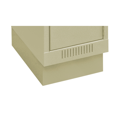 Clean Line Economy Lockers Recessed Base, 2 Banks, 4" H x 24" W x 18" D, Beige, Steel CSL Industriel Inc.