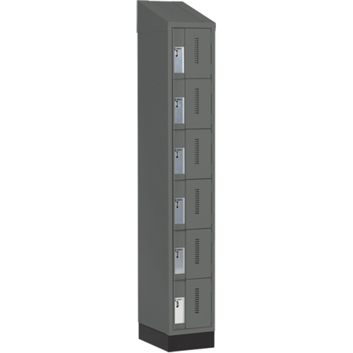 Casiers robustes Concorde, 6 niveaux, 12" x 18" x 82", Acier, Charbon, Soud&eacute; (assembl&eacute;) CSL Industriel Inc.