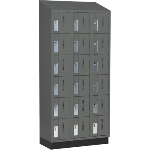 Casiers robustes Concorde, 6 niveaux, Bloc de 3, 36" x 18" x 82", Acier, Charbon, Soud&eacute; (assembl&eacute;) CSL Industriel Inc.