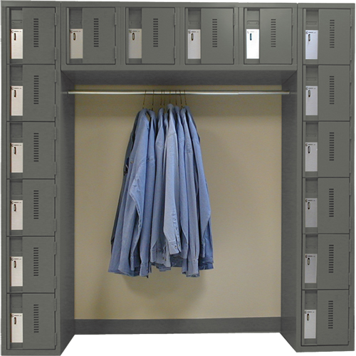 Arches de casiers robustes Concorde, 16 niveaux, Bloc de 3, 18" x 72" x 72", Acier CSL Industriel Inc.