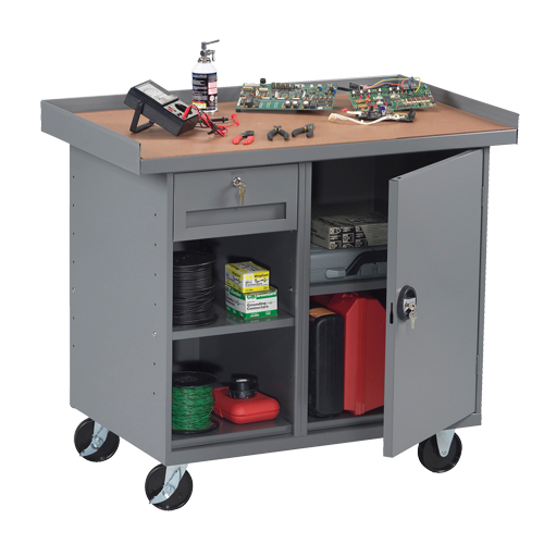 Mobile Workbench Cabinet, Laminate Surface CSL Industriel Inc.