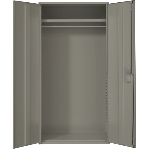 Armoire garde-robe, Acier, 36" la x 18" p x 72" h, Gris CSL Industriel Inc.