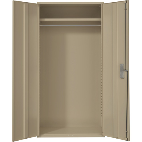 Armoire garde-robe, Acier, 36" la x 18" p x 72" h, Beige CSL Industriel Inc.