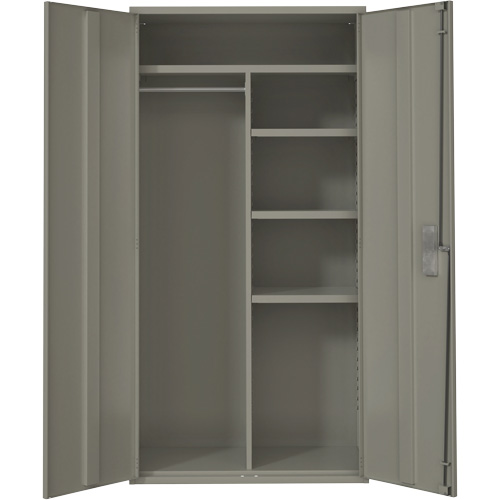 Combination Storage Cabinet, Steel, 6 Shelves, 72" H x 36" W x 18" D, Grey CSL Industriel Inc.