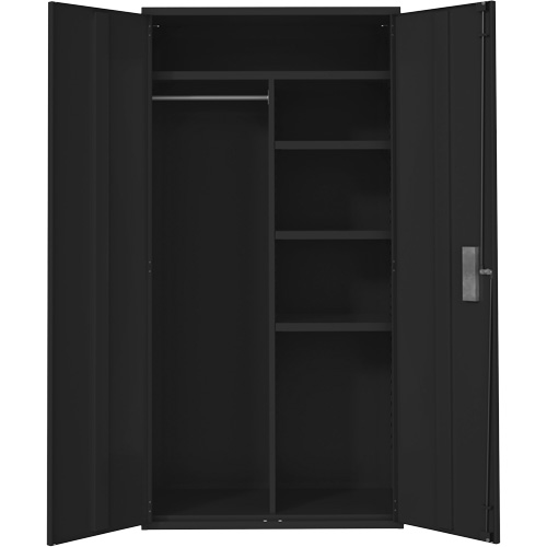 Combination Storage Cabinet, Steel, 6 Shelves, 72" H x 36" W x 18" D, Black CSL Industriel Inc.