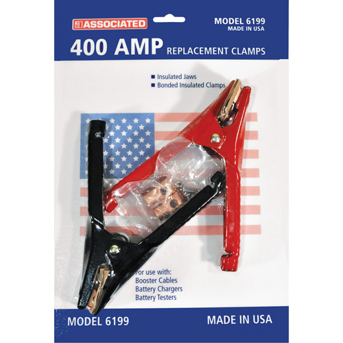 Pinces robustes de calibre professionel pour c&acirc;bles de d&eacute;marrage 400 A CSL Industriel Inc.
