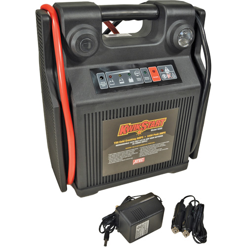 Bloc d'alimentation 12/24 V portable pour d&eacute;marrage de secours KwikStart CSL Industriel Inc.