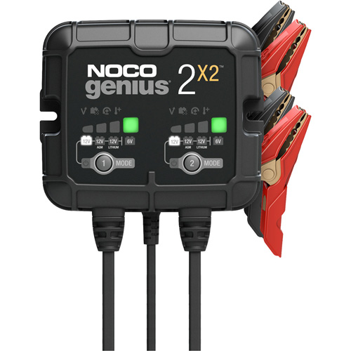Chargeur de batterie 2 sorties de 4 A Genius 2X2 CSL Industriel Inc.
