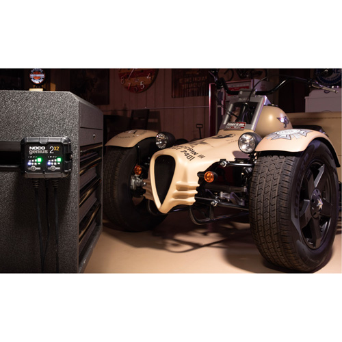 Chargeur de batterie 2 sorties de 4 A Genius 2X2 CSL Industriel Inc.