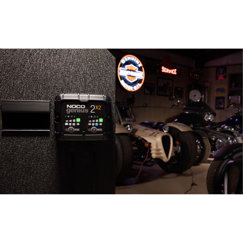 Chargeur de batterie 2 sorties de 4 A Genius 2X2 CSL Industriel Inc.