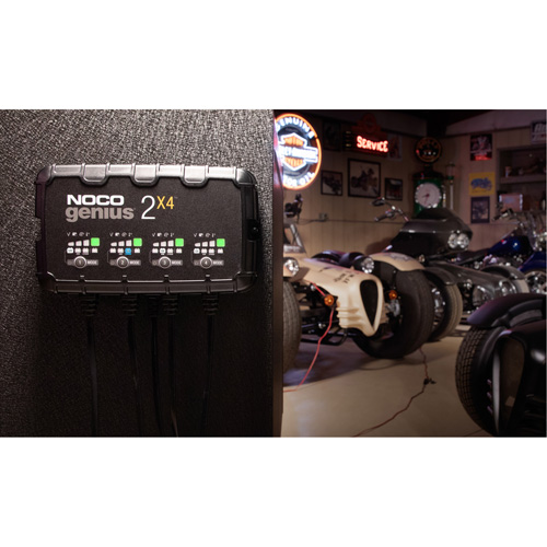 Chargeur de batterie 4 sorties de 8 A Genius 2X4 CSL Industriel Inc.