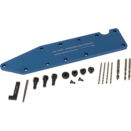 Gabarit de perçage pour installation sur collecteur pour Ford 3,5 L Ecoboost CSL Industriel Inc.
