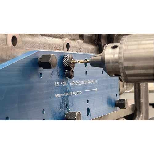 Gabarit de perçage pour installation sur collecteur pour Ford 3,5 L Ecoboost CSL Industriel Inc.