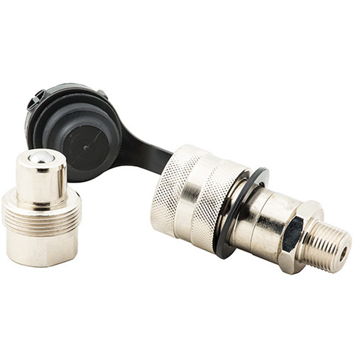 Coupler High Flow Set, Steel, 3/8", Female NPTF/Male NPTF, 10000 PSI CSL Industriel Inc.