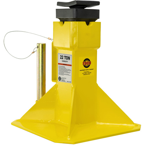 Jack Stands with Adjustable Screw Top Saddle, Locking Pin, 15-1/2" - 20-1/2" H CSL Industriel Inc.