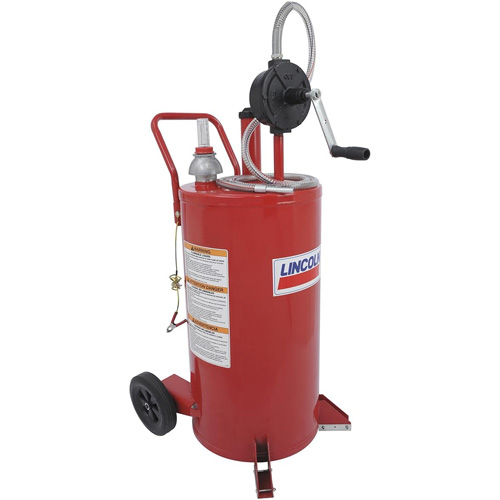 25-Gallon Steel Fuel Caddy with 2-Way Rotary Pump CSL Industriel Inc.