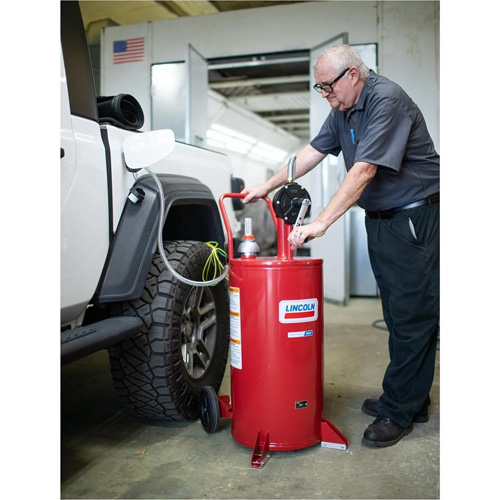 25-Gallon Steel Fuel Caddy with 2-Way Rotary Pump CSL Industriel Inc.