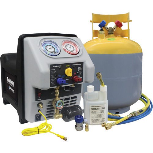 Twin Turbo Refrigerant Recovery System with 50 Lb DOT Tank CSL Industriel Inc.
