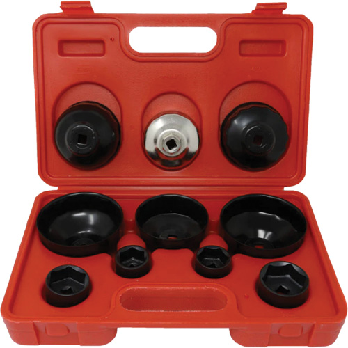 Coffret cl&eacute;s de filtre &agrave; huile 10 morceaux CSL Industriel Inc.