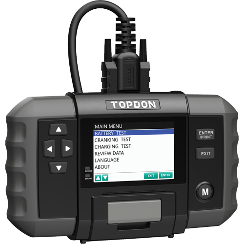 BT600 12V Battery & 12V/24V System Tester with Built-in Printer CSL Industriel Inc.