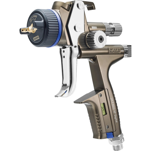 Pistolet de peinture de premi&egrave;re qualit&eacute; pour peinture automobile avec psi num&eacute;rique X5500 RP 1,3 O RPS D, Entr&eacute;e d'air 1/4" NPT, 10,24 pi³/min, Capacit&eacute; 0,6 L/0,9 L, 0,17 psi CSL Industriel Inc.