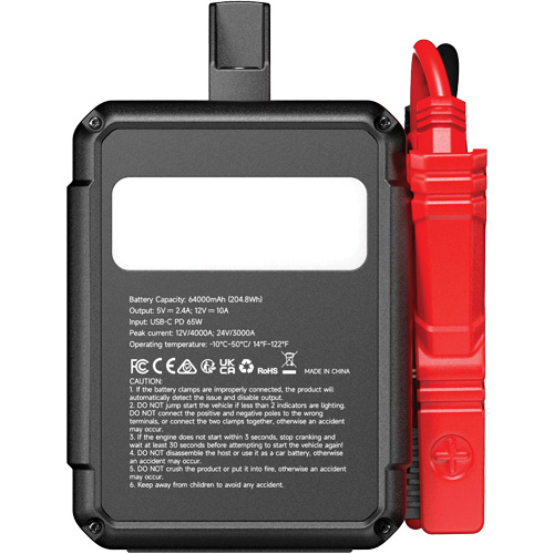 Survolteur V4000 HD 12 V/24 V 4000 A CSL Industriel Inc.