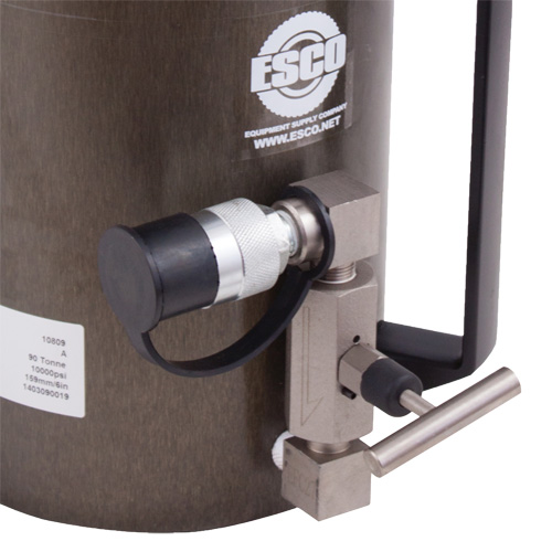 Cric de s&eacute;curit&eacute;, Col verrouillable, Capacit&eacute; de 100 tonnes, 13-37/100" - 19-3/5" h CSL Industriel Inc.