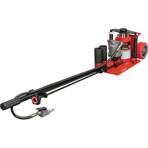 Cric au sol &agrave; faible hauteur, 20 tonne(s) Capacit&eacute;, 8-5/8 Abaiss&eacute;e, 22-3/4" &eacute;lev&eacute;e, Air comprim&eacute;/hydraulique CSL Industriel Inc.