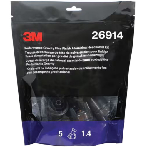 Performance Gravity Fine Finish Atomizing Head - Orange CSL Industriel Inc.