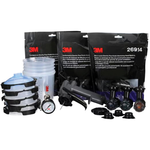Performance Fine Finish Spray Gun System with PPS Cups, 13 CFM, 29 PSI CSL Industriel Inc.