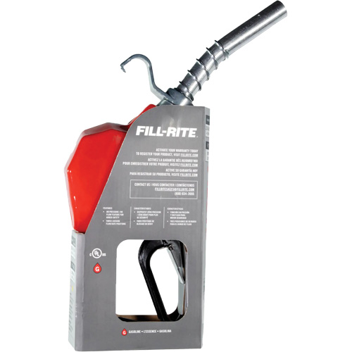 Red Automatic Gasoline Spout Nozzle CSL Industriel Inc.