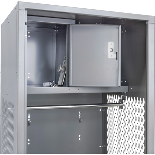 Casier pour &eacute;quipement, Acier, 24" la x 24" p x 72" h, Gris CSL Industriel Inc.