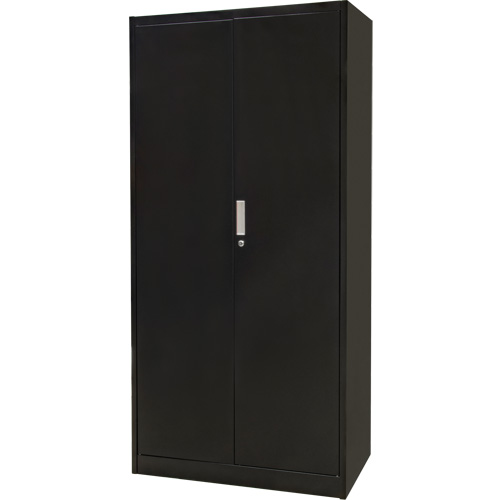 Combination Storage Cabinet, 36" W x 18" D x 72" H, Black CSL Industriel Inc.