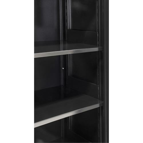 Hi-Boy Storage Cabinet, Steel, 4 Shelves, 72" H x 36" W x 18" D, Black CSL Industriel Inc.