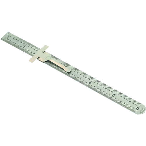 Pocket Rule, 6" L, Steel, 1/64" (1 mm) Graduations CSL Industriel Inc.