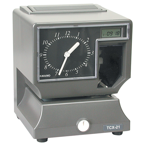 Horloge de pointage, Num&eacute;rique CSL Industriel Inc.