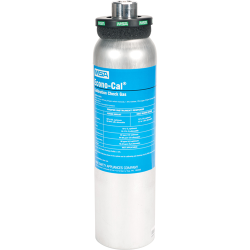 Gaz d'essai d'&eacute;talonnage, 4 M&eacute;lange de gaz, CH4/CO/H2S/O2, 34 litres CSL Industriel Inc.