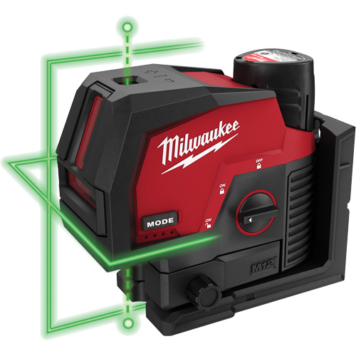M12 Green Cross Line and Plumb Points Cordless Laser Kit CSL Industriel Inc.