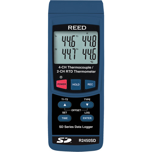 Thermom&egrave;tre &agrave; thermocouple pour enregistreur de donn&eacute;es avec certificat de calibration CSL Industriel Inc.
