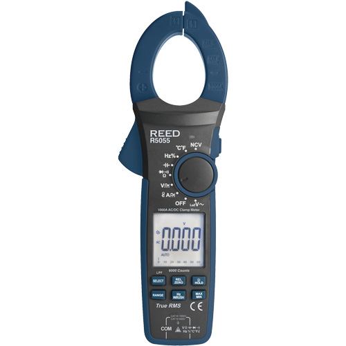 True RMS Digital Clamp Meter with Calibration Certificate, AC/DC Voltage, AC/DC Current CSL Industriel Inc.