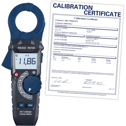 AC Leakage Clamp Meter with Calibration Certificate CSL Industriel Inc.