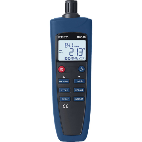 Psychrometer/Thermo-Hygrometer, 0% - 99.9% RH, -4°- 158° F ( -20° - 70° C ) CSL Industriel Inc.
