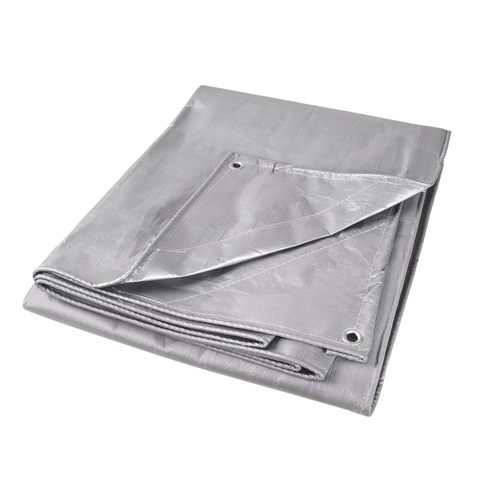 Tarp, Super Heavy-Duty, Silver, 10' x 8' x 12 mils CSL Industriel Inc.