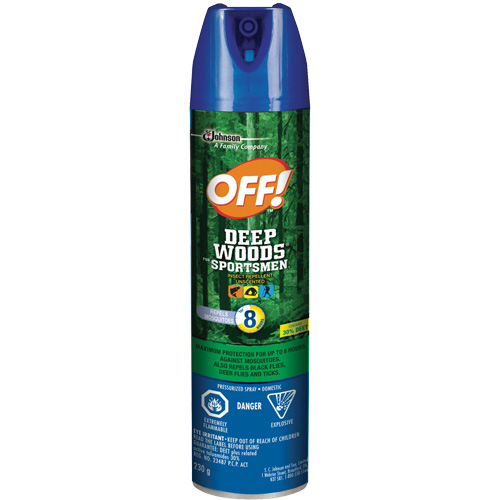 OFF! Deep Woods&reg; Sportsmen Insect Repellent, 30% DEET, Aerosol, 230 g CSL Industriel Inc.