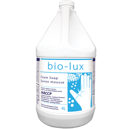 Bio-Lux Antimicrobial Soap, Foam, 4 L, Unscented CSL Industriel Inc.